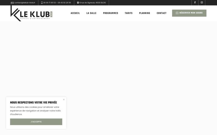 Screenshot of leklub-blois.fr