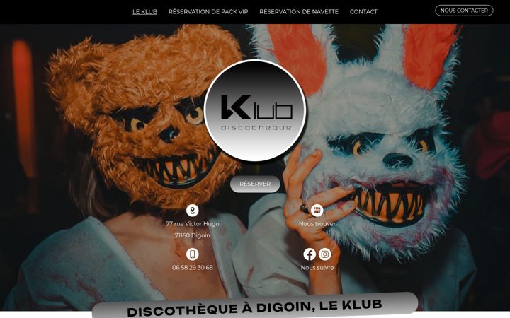Screenshot of leklub-digoin.fr