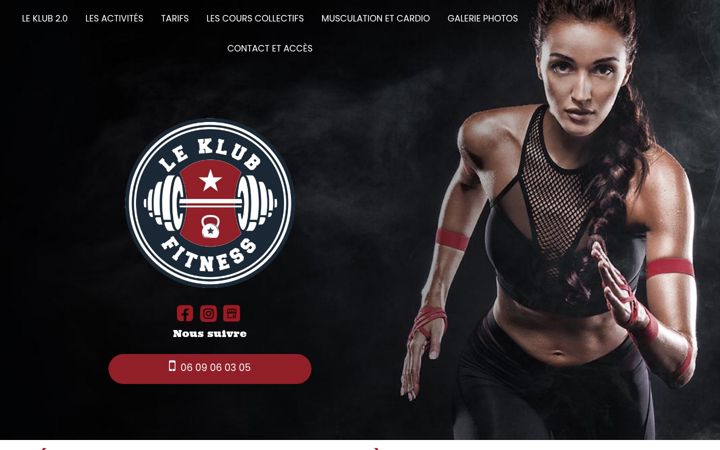 Screenshot of leklubfitness.fr