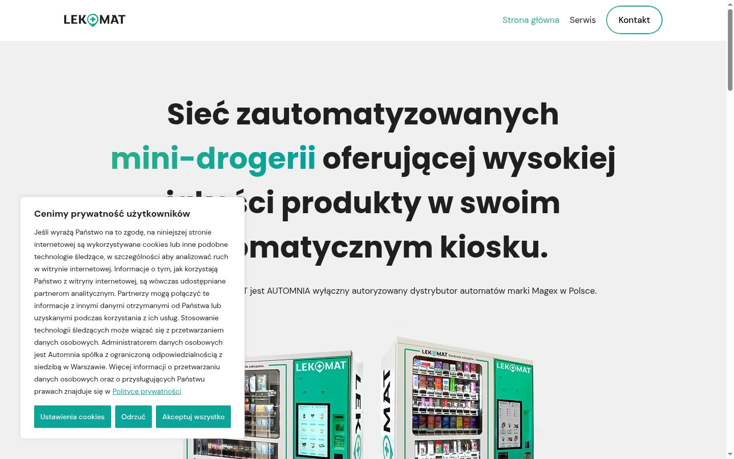 Snímek obrazovky baneru souhlasu zobrazeného před jakoukoli interakcí