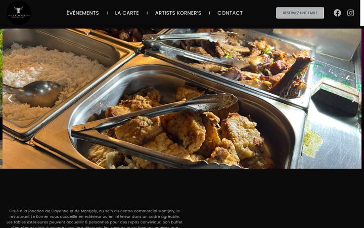 Screenshot of lekorner973.com