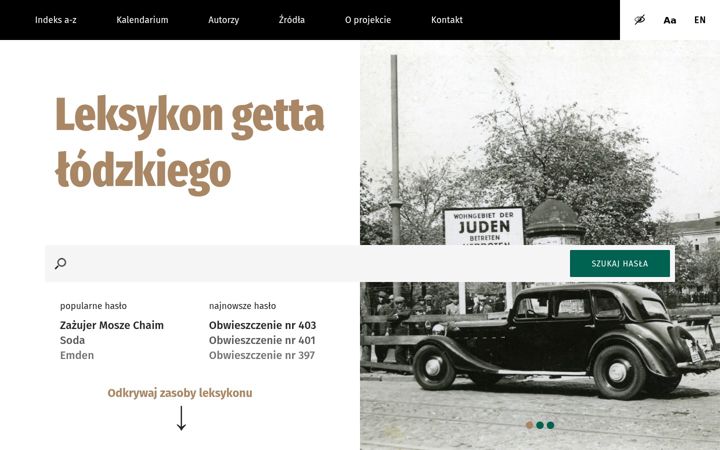 Screenshot von leksykongetta.pl