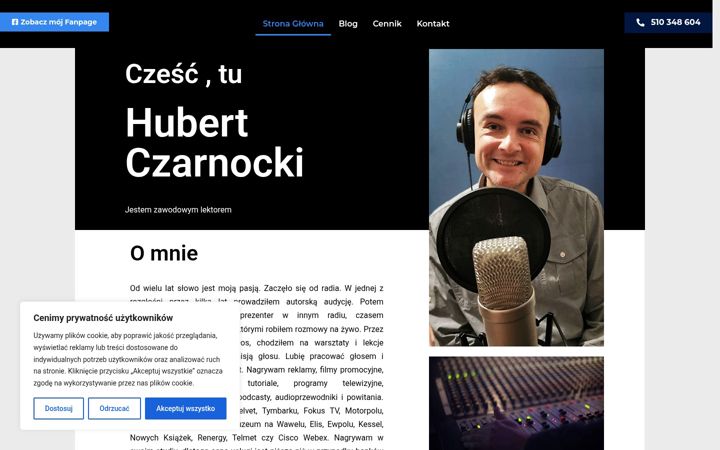 Screenshot of lektorstory.pl