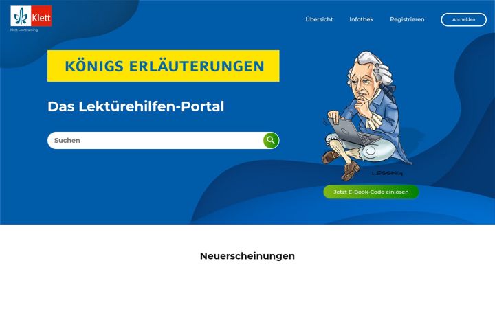 Screenshot of lektueren-verstehen.de