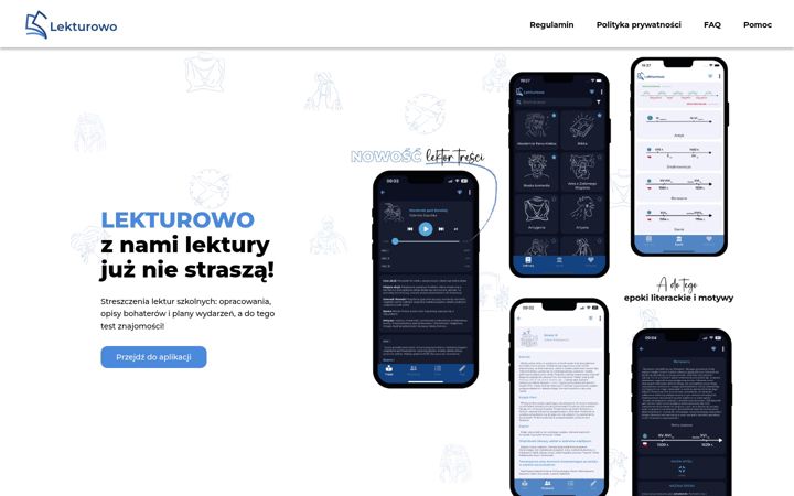 Zrzut ekranu lekturowo.pl