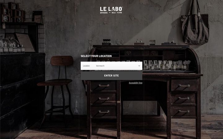Screenshot of lelabofragrances.com