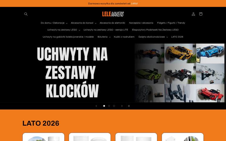 Screenshot of lelemakers.pl