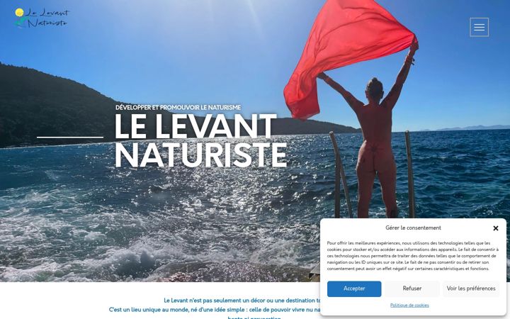 Screenshot of lelevantnaturiste.com