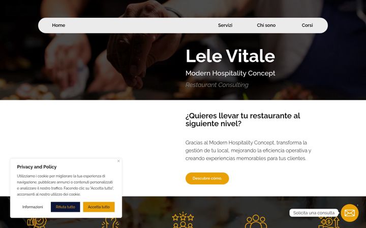 Screenshot of lelevitale.com