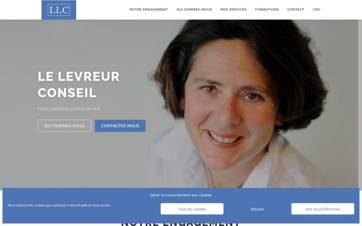 Screenshot of lelevreurconseil.com