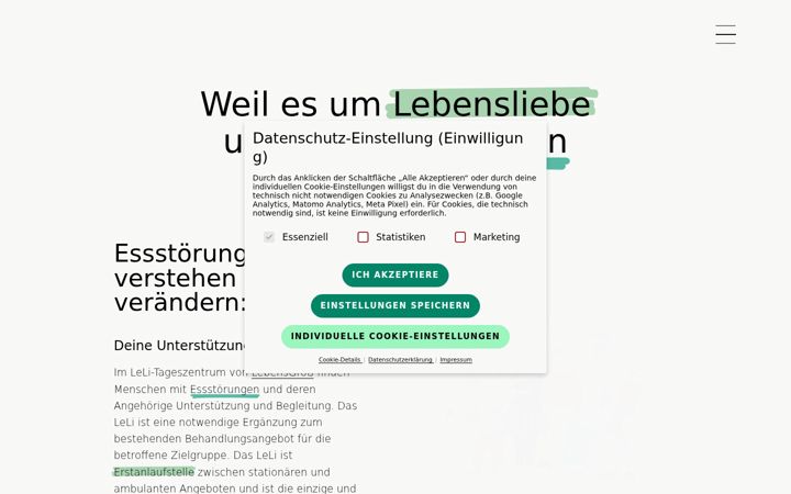 Screenshot of leli-tageszentrum.at