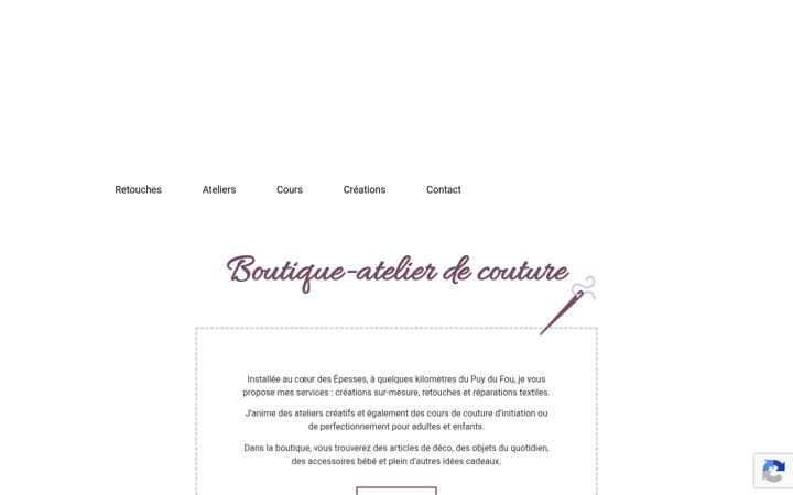 Screenshot of leliacouture.com