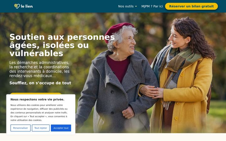 Screenshot of lelienautonomie.fr