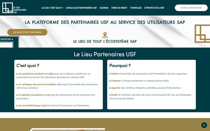 Screenshot of lelieu-usf.fr