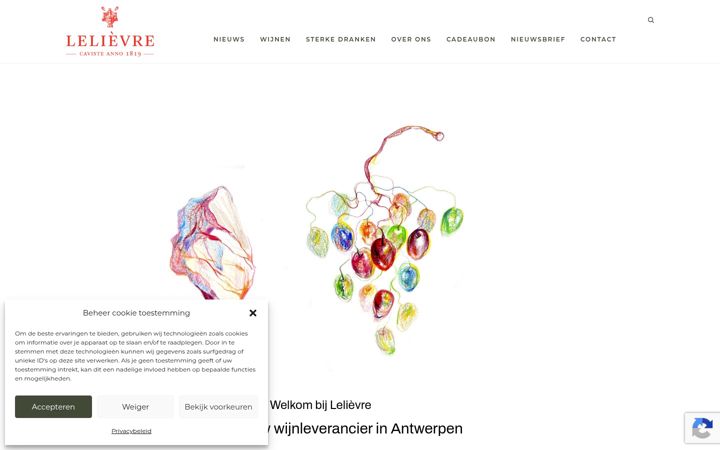 Screenshot of lelievre.be