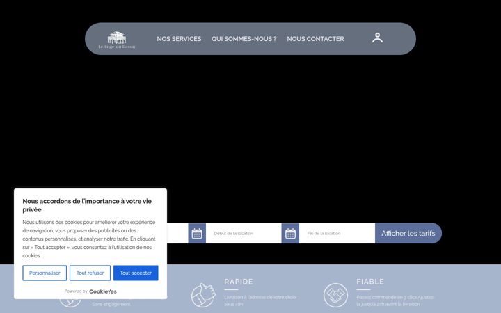 Screenshot of lelingedubassin.fr