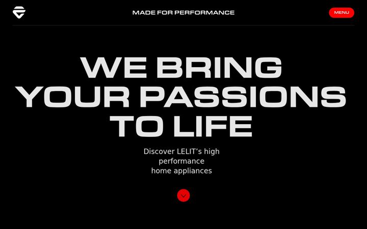 Screenshot of lelit.com