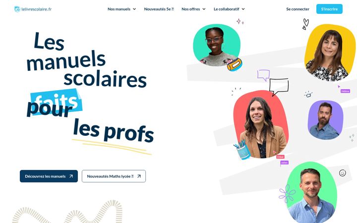 Screenshot of lelivrescolaire.fr