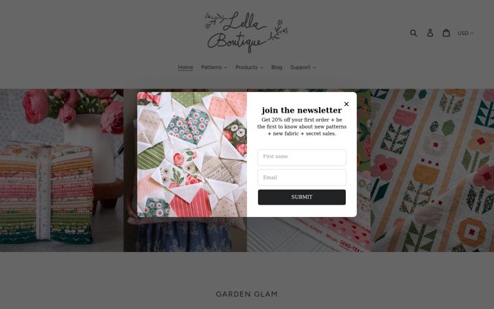 Screenshot of lellaboutique.com