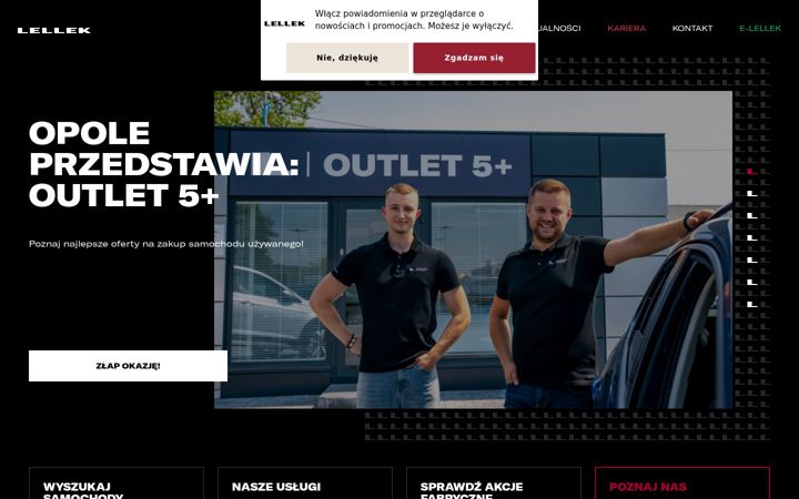 Screenshot of lellek.pl