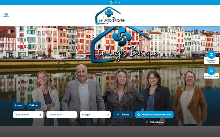 Screenshot of lelogisbasque.fr