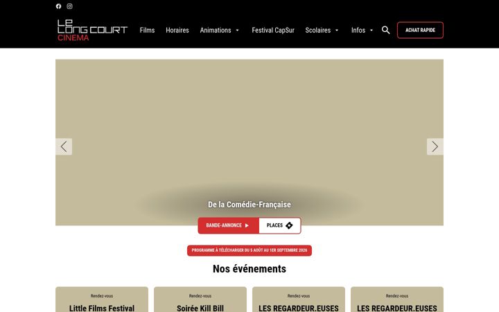 Screenshot of lelongcourt.fr