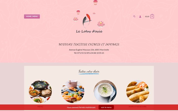 Screenshot of lelotusdasie.be