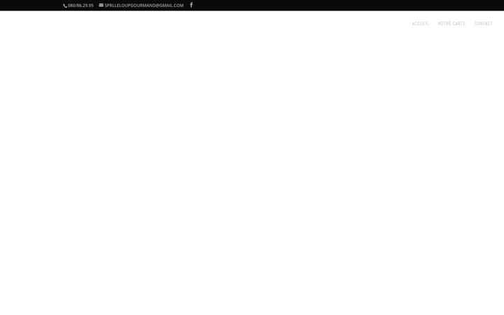Screenshot of leloupgourmand.be