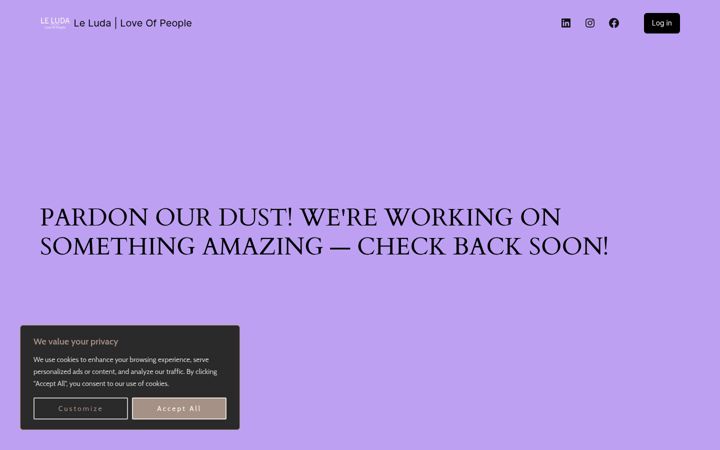 Screenshot of leluda.co.uk