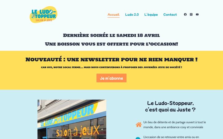 Screenshot of leludostoppeur.be