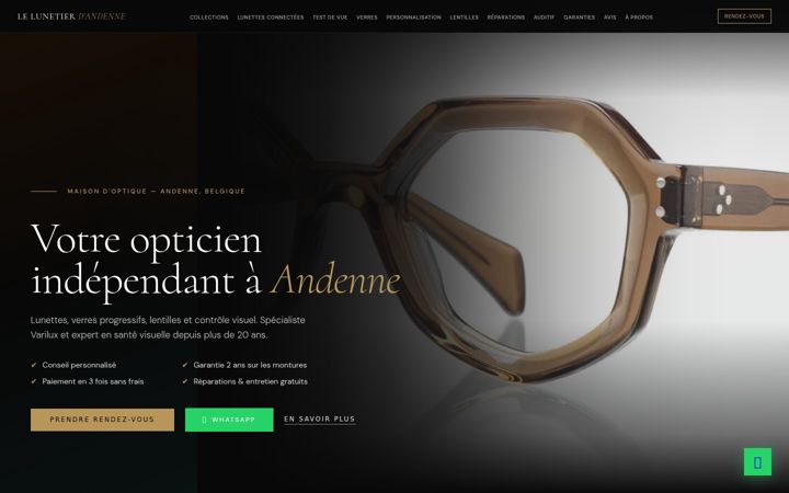 Screenshot of lelunetierdandenne.be