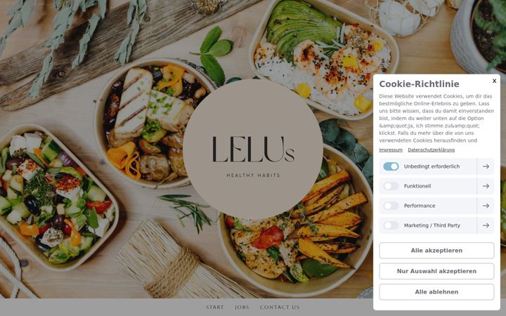 Screenshot of lelus.at