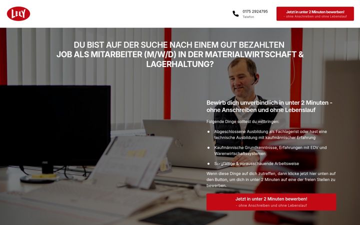 Screenshot of lely-oberessendorf-karriere.de