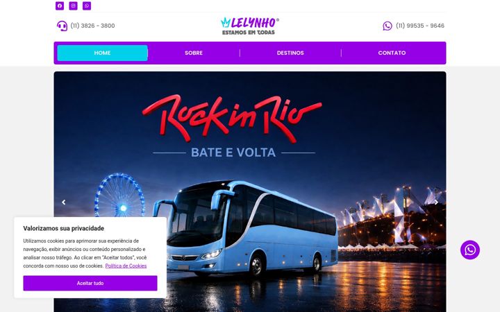 Screenshot of lelynho.com.br