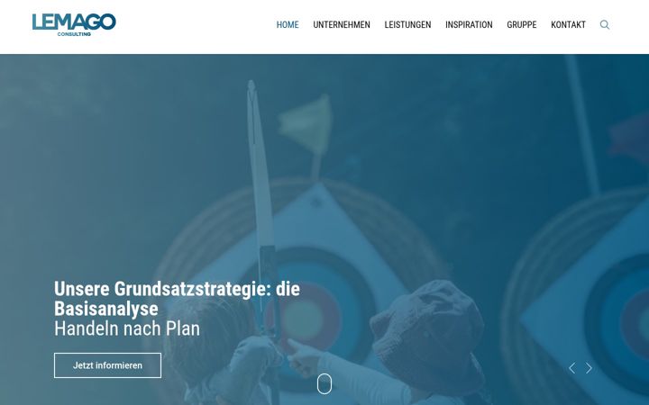 Screenshot of lemago-consulting.com