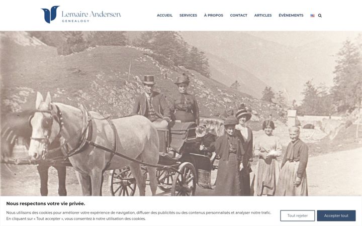 Screenshot of lemaireandersen.com