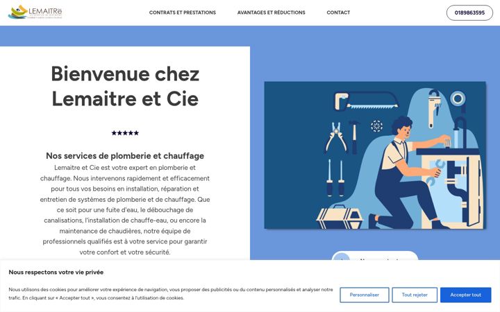 Screenshot of lemaitre-et-cie.fr