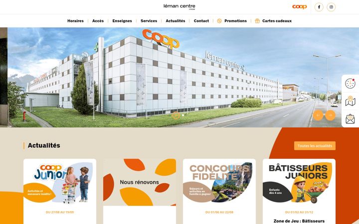Screenshot of leman-centre.ch