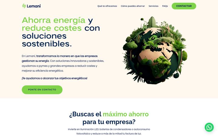 Screenshot of lemani.es