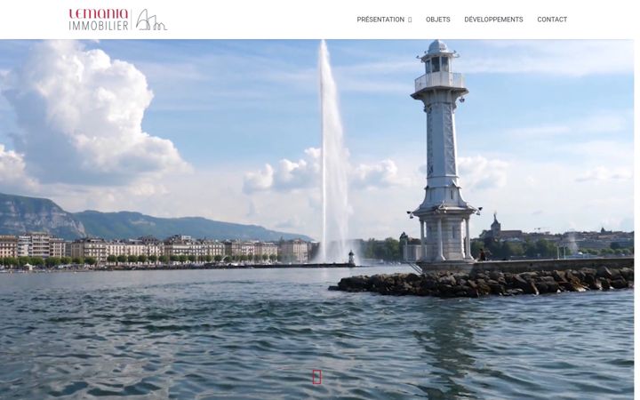 Screenshot of lemania-immobilier.ch