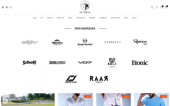 Screenshot of lemanoirluxury.com