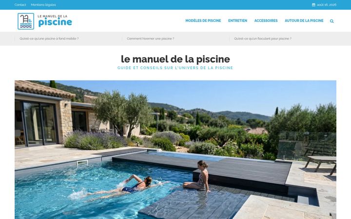 Screenshot of lemanueldelapiscine.com
