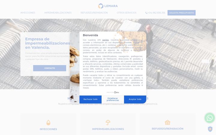 Screenshot of lemara.es