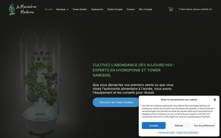 Screenshot of lemaraichermoderne.com