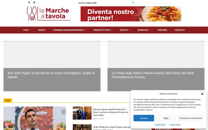 Screenshot of lemarcheatavola.com