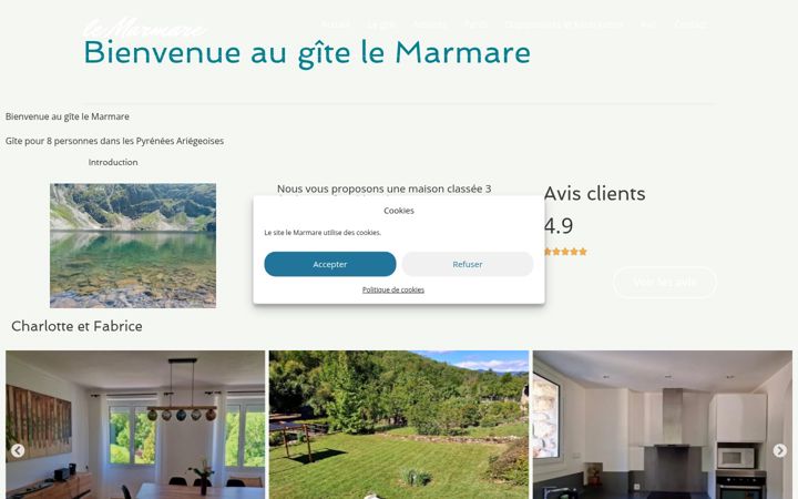 Screenshot of lemarmare.fr