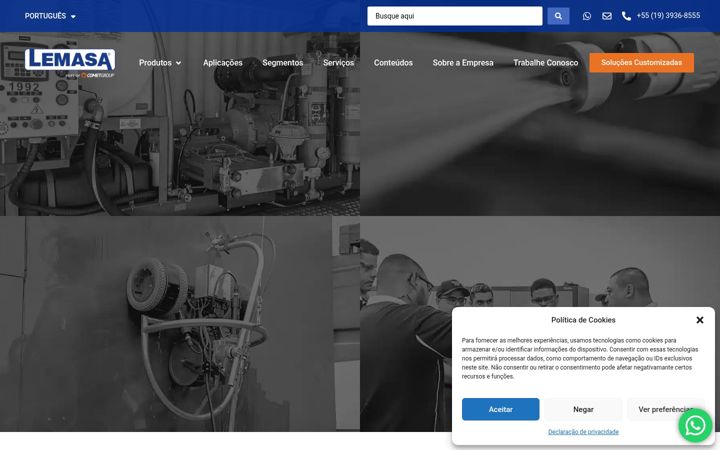 Screenshot of lemasa.com.br
