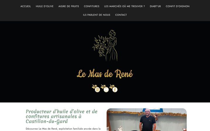 Screenshot of lemasderene.fr