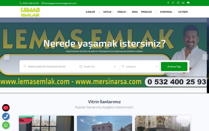 Screenshot of lemasemlak.com