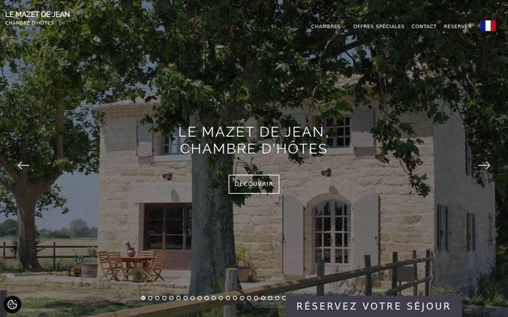 Screenshot of lemazetdejean.fr